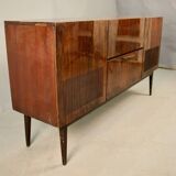 Vintage Schaub Lorenz Enfilade Hifi with its Two Speakers