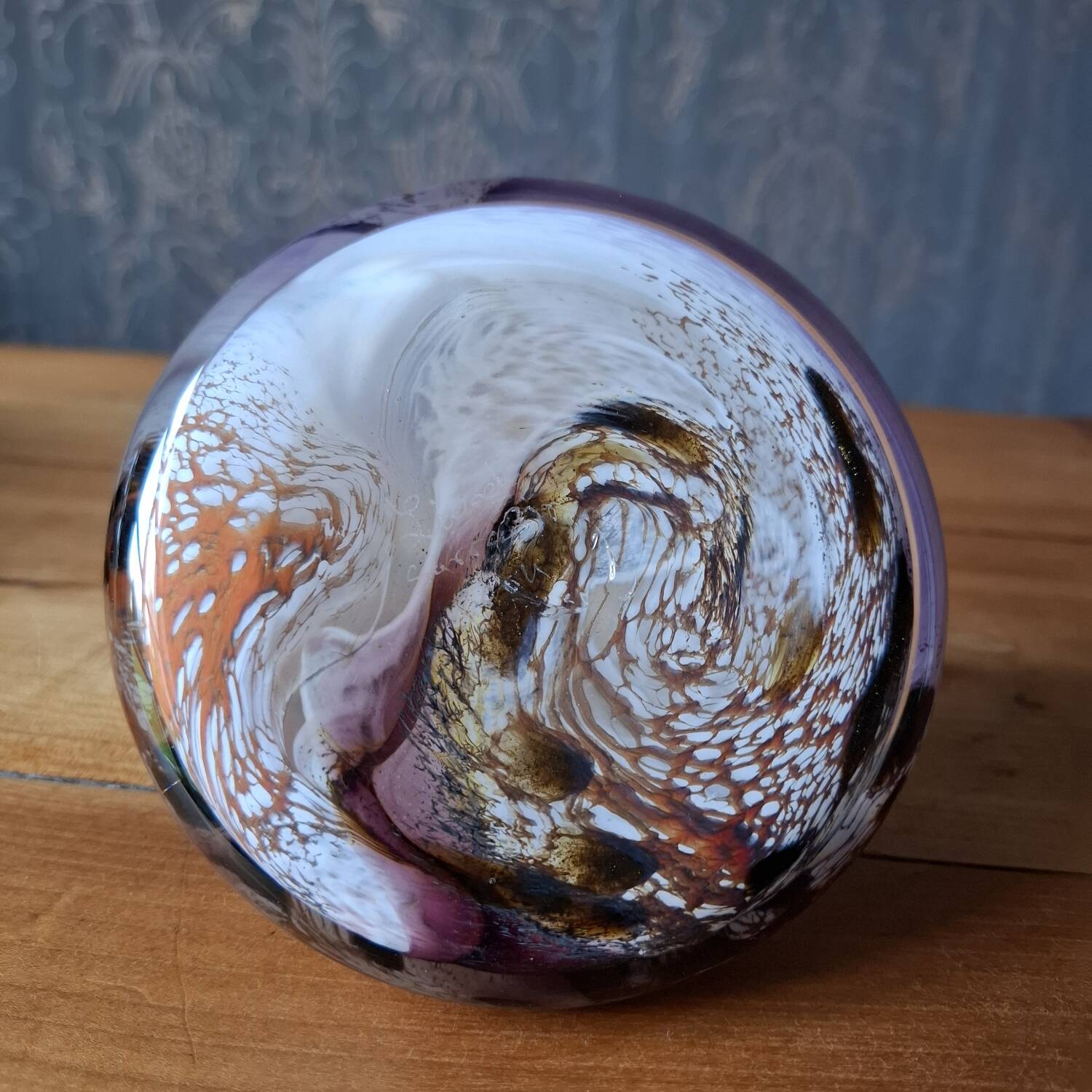 Lionel Sarrazin blown glass soliflore vase