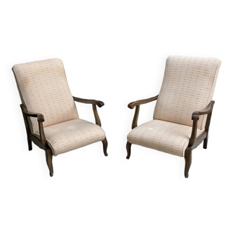 Paire de fauteuils années 60