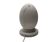 Vintage 1990 Alabaster Egg-Shaped Lamp - Soft Ambient Glow