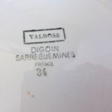 2 flat plates in pell mixes Digoin Sarreguemines and Badonviller 2107118