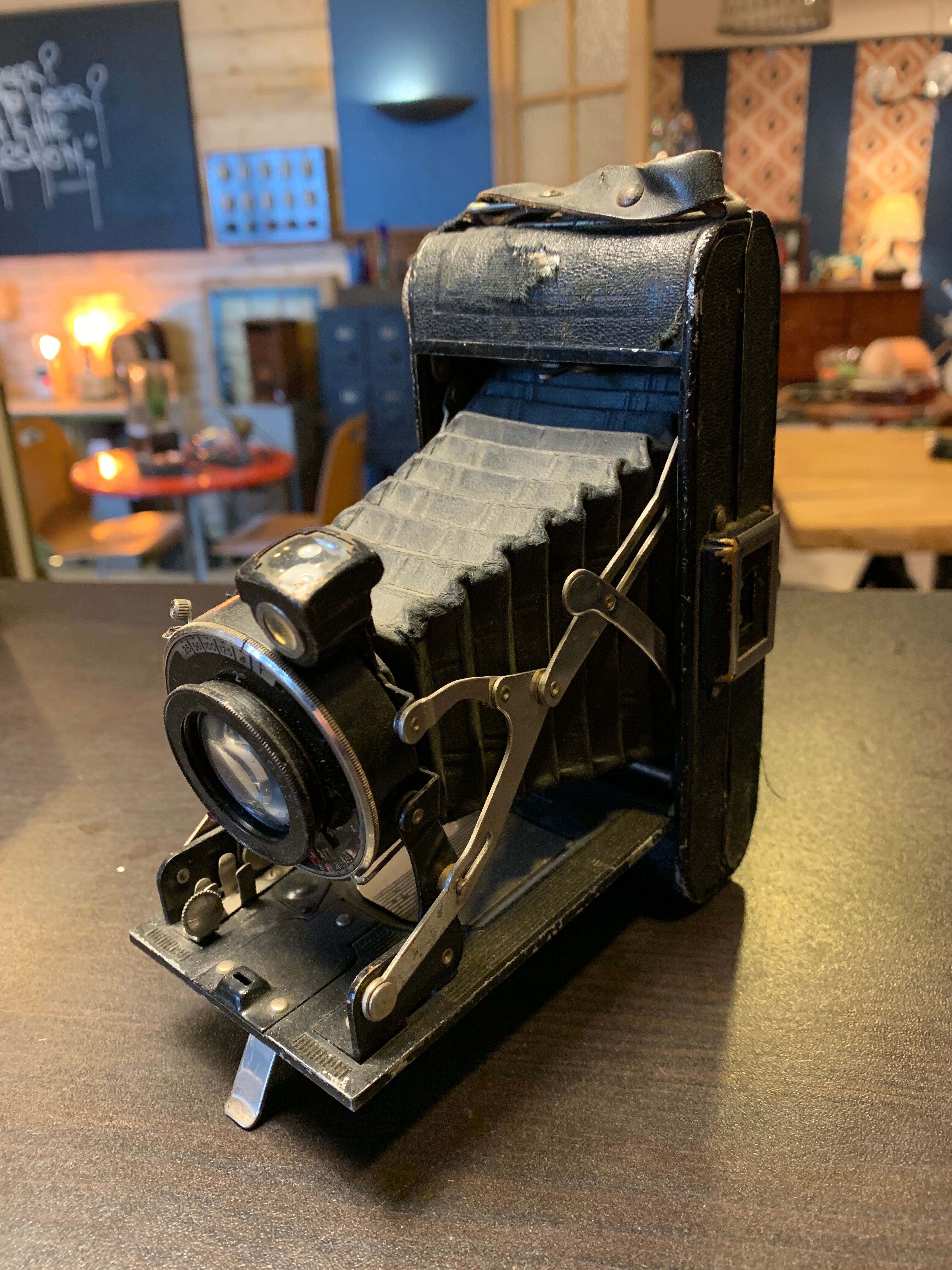 Old bellows camera