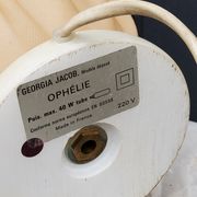 Lamp Georgia Jacob Ophélie and its marble column