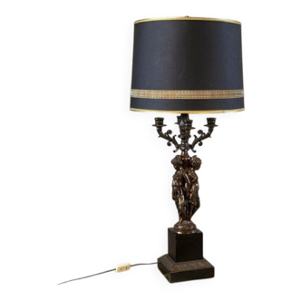 Late 20th Century Mid-Century Modern Desk Lamp in Black