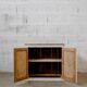 Furniture low white, top fir double door