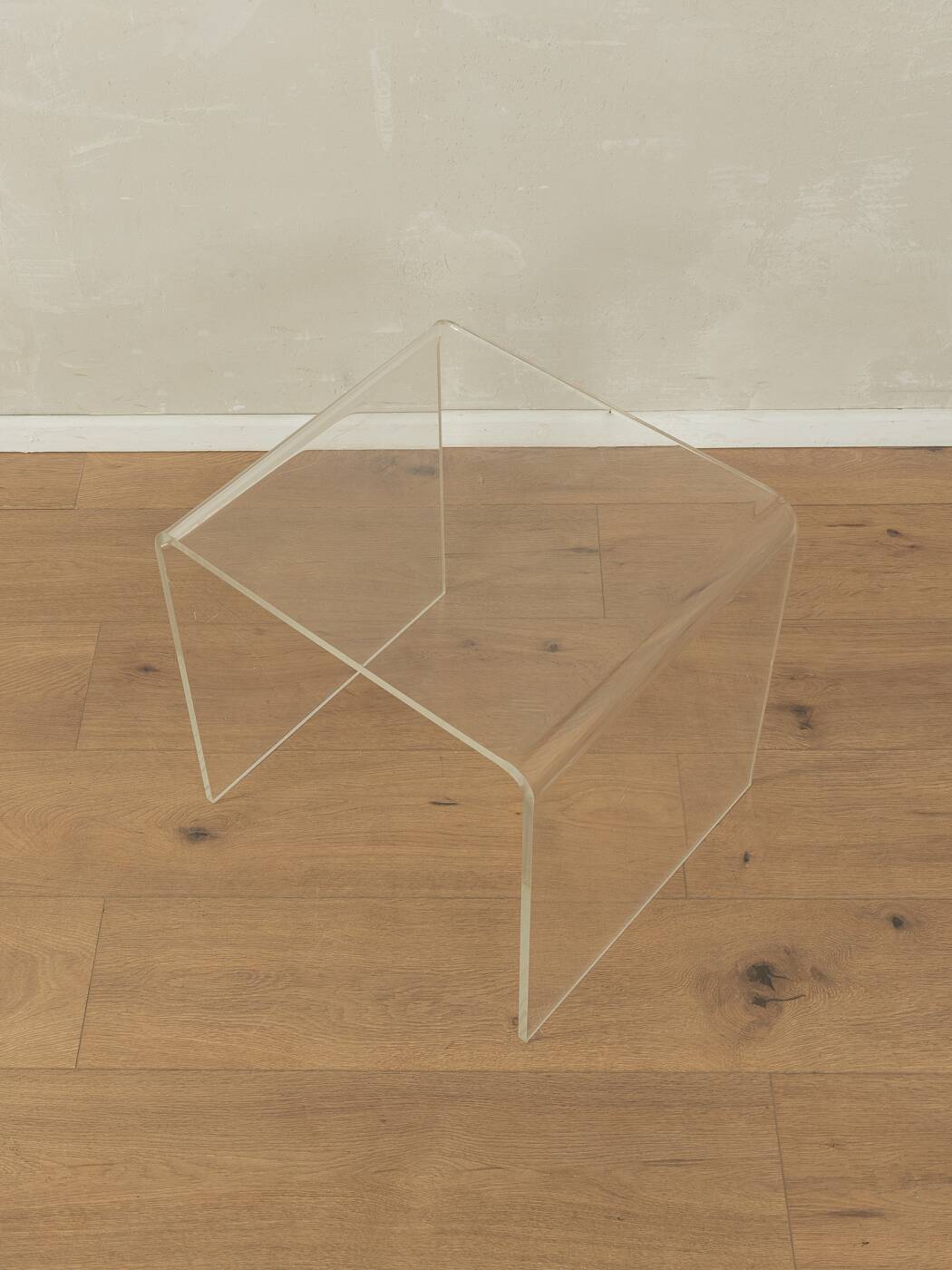 Table d'appoint en verre acrylique, années 1960