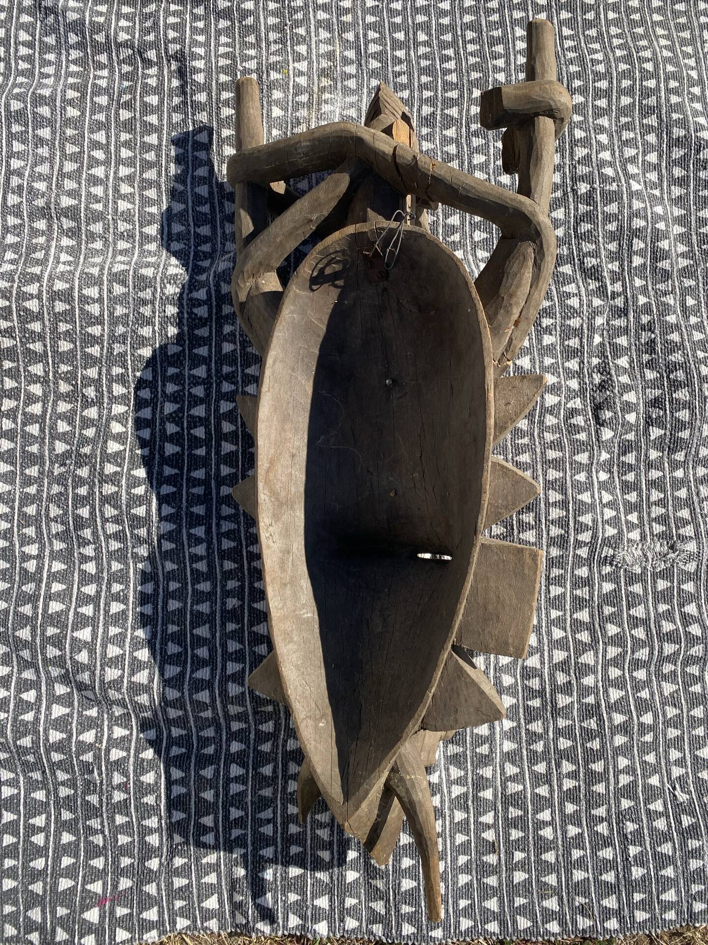 Grand Senoufo kpélié mask from Ivory Coast, 20th century.