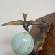 Art Deco night light circa 1930 swallow/seagull