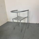 Tubular Memphis style 1st edition Von Vogelsang armchair by Philippe Starck