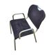 4 chaises de salle à manger en tissu noir Castiglietta par Castiglioni pour Zanotta / Italie années 1960