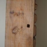 Hand-carved wooden decorative sculpture, mid-century, Danish cabinetmaker, 1970s.