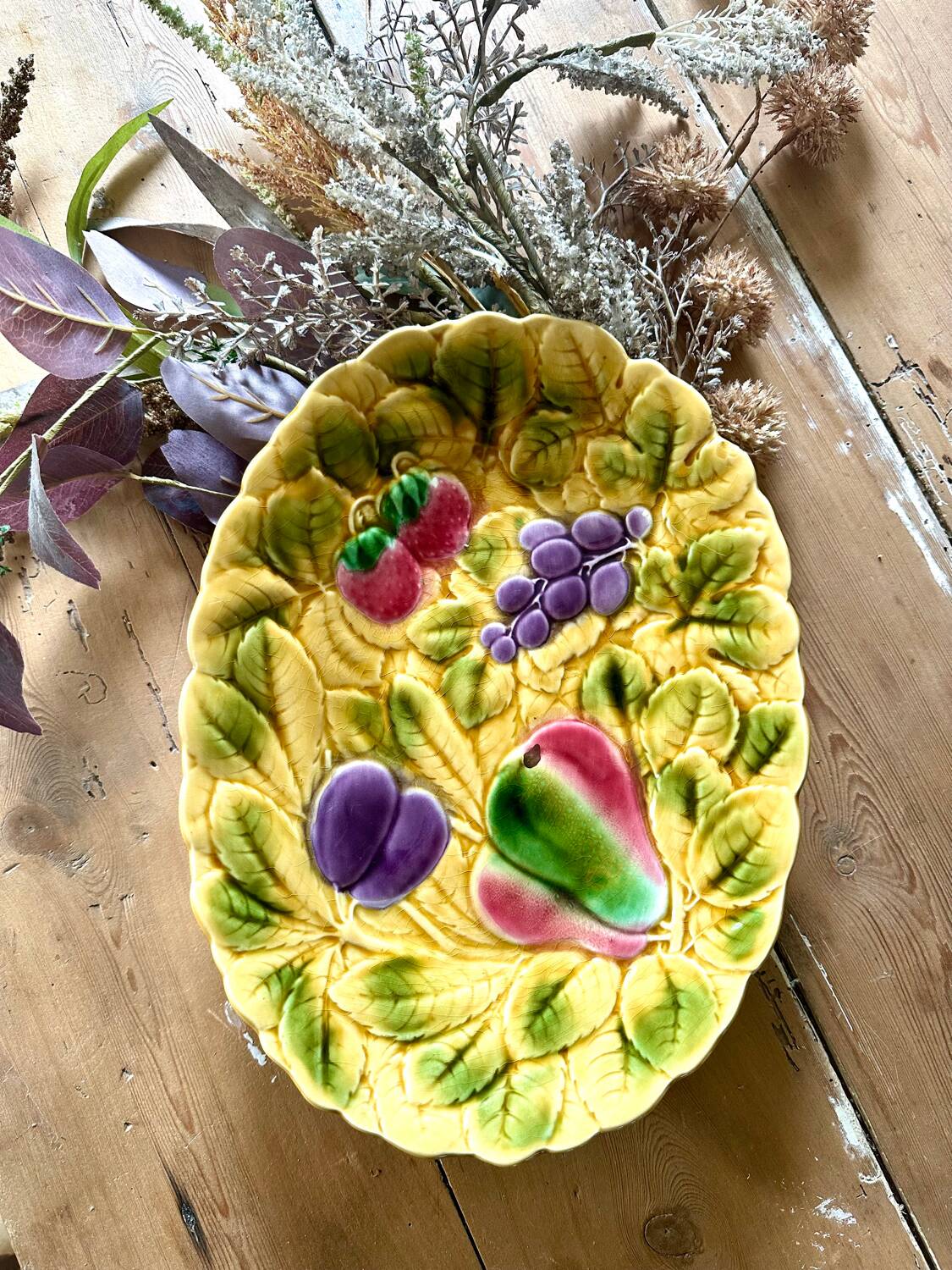 Sarreguemines slip dish