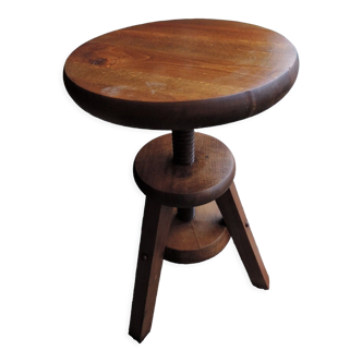 Wooden tripod stool