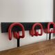Italian design wall coat rack