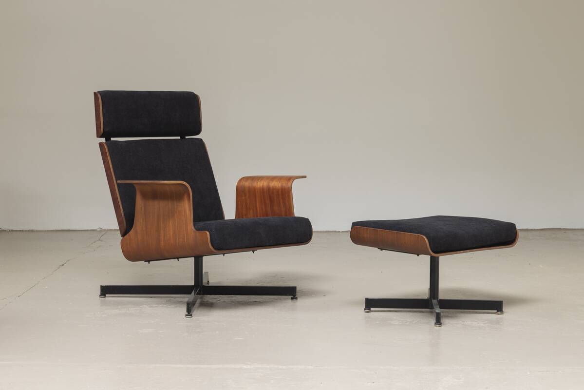 Easy chairs by Pierre Guariche for Meurop, Belgium 1960s