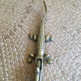 Brass crocodile