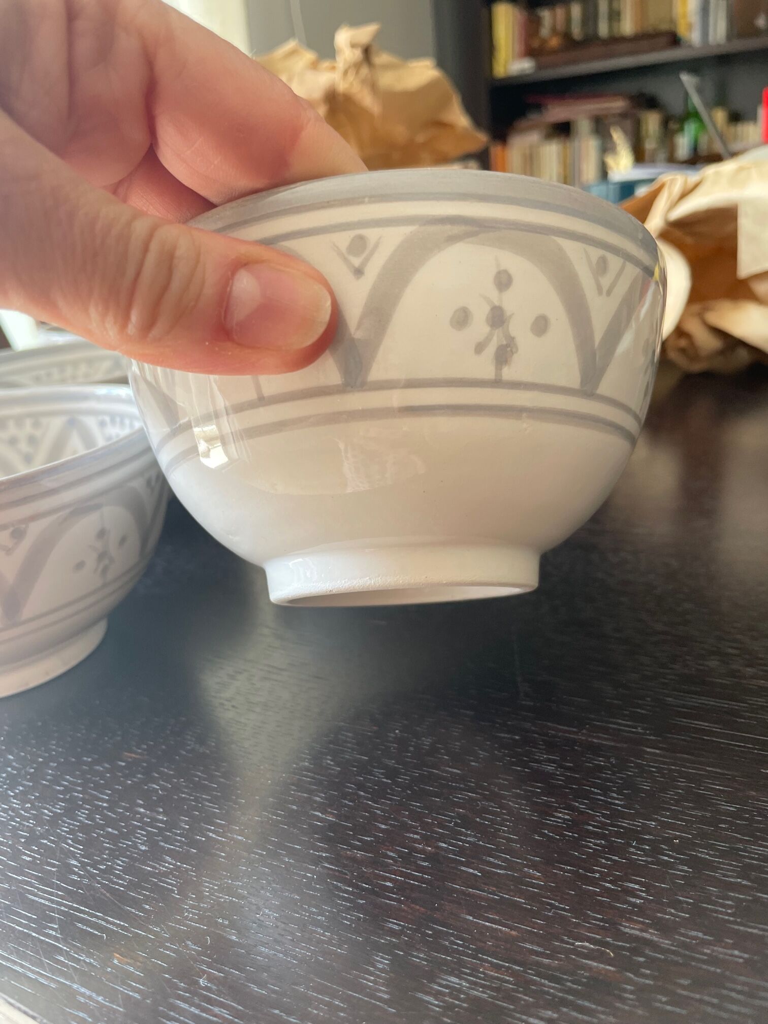 Set of 6 Berber ceramic bowls