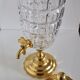 Jug/fountain in Crystal and gold metal