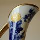 Vase porcelaine Bavière Daphné vrai manteau d'or