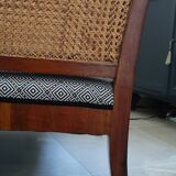 Cane armchair