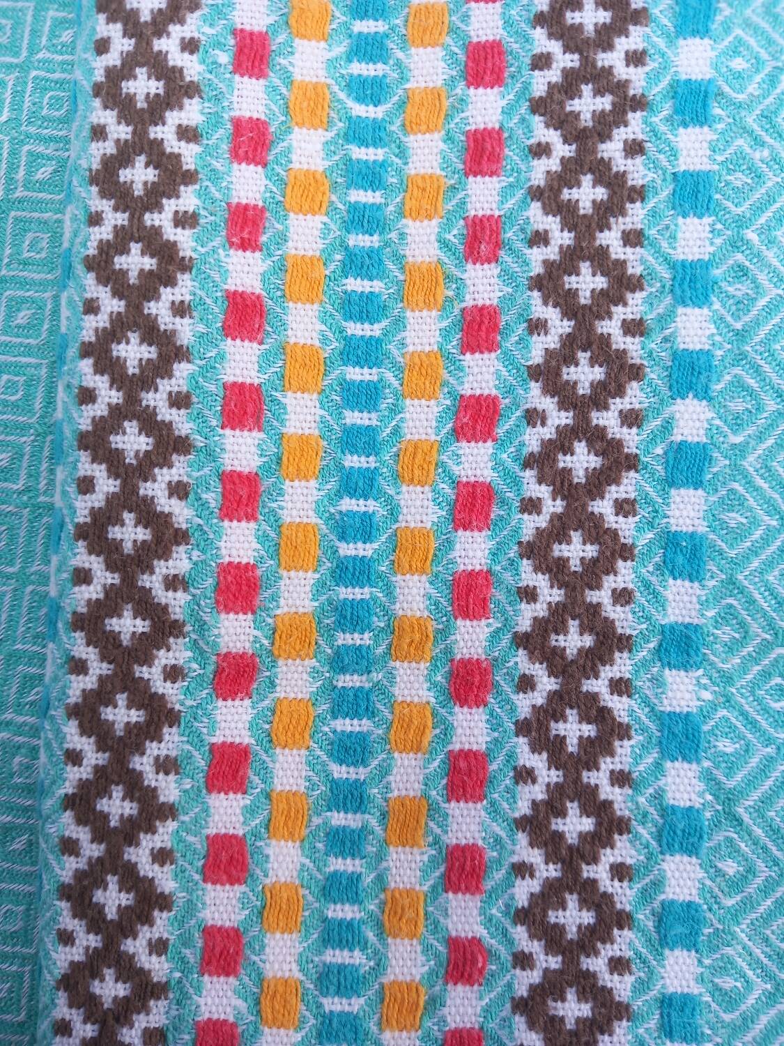 Old tablecloth 2.80 m + 12 napkins