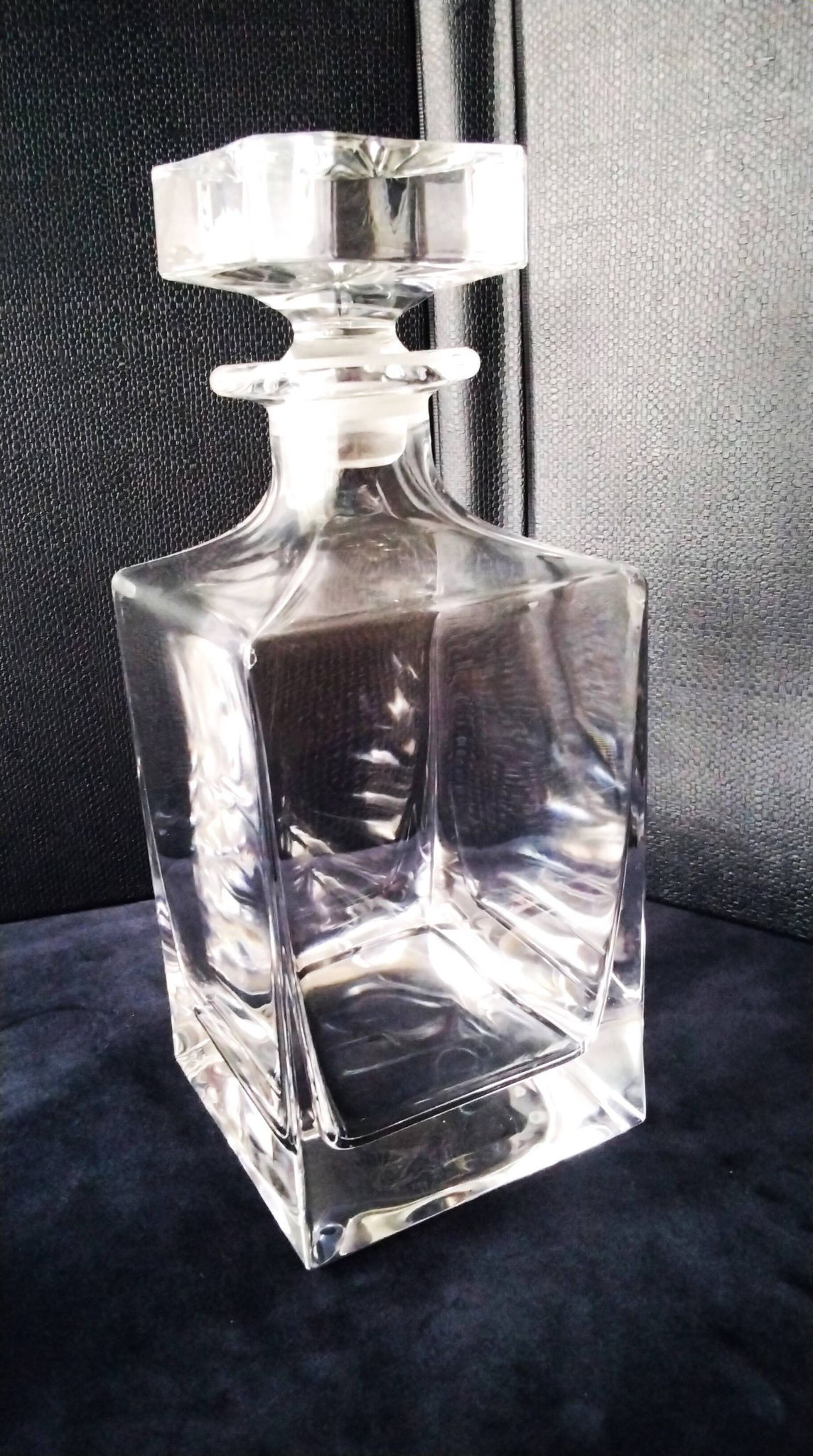 Carafe à whisky en cristal de Sèvres