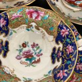 Set 6 cups and ss cups English porcelain mid-nineteenth