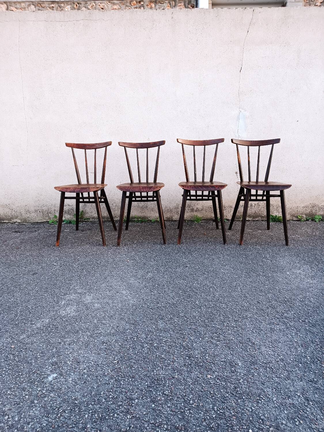 Set of 4 chairs by Tatra Nabytok Czechoslovakia 1960