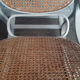 Rocking-chair "vintage" white and canning.