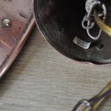 Cone shaped handmade pendant from Denmark, 1970s