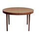 Harry Ostergaard for Randers Mobelfabrik round Danish extendable teak table 1960