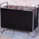 Bauhaus Cabinet in Chrome-Plated Steel by R. Slezák, Czech, 1930s