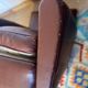 Vintage club chair in faux leather