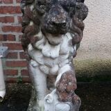 Reconstructed stone lion