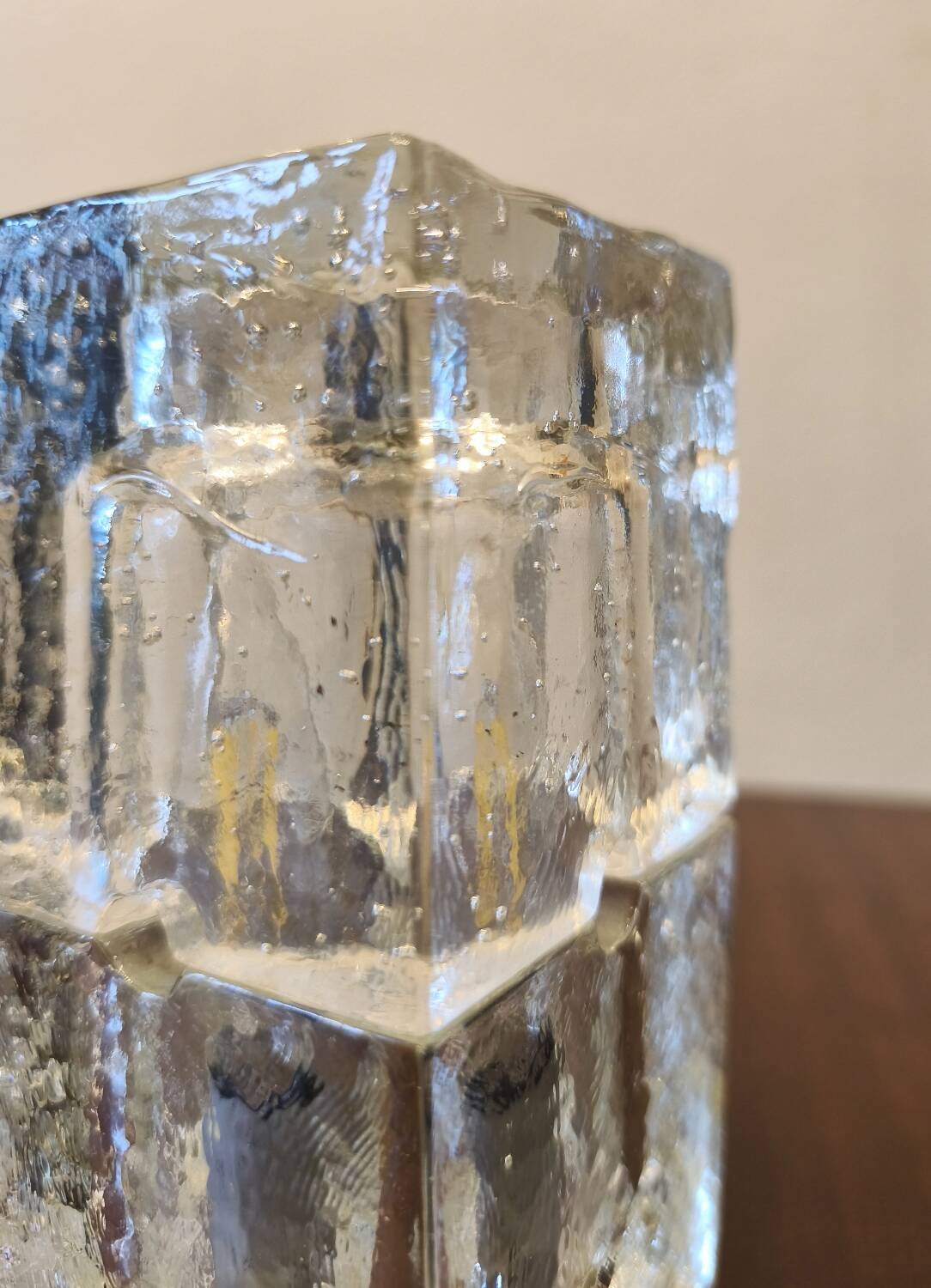 Murano glass table lamp, Poliarte, 1970