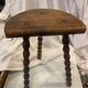 Tabouret bois tripode 20e