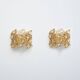 Set of 2x gilded wall lamps by Palwa, 1960s