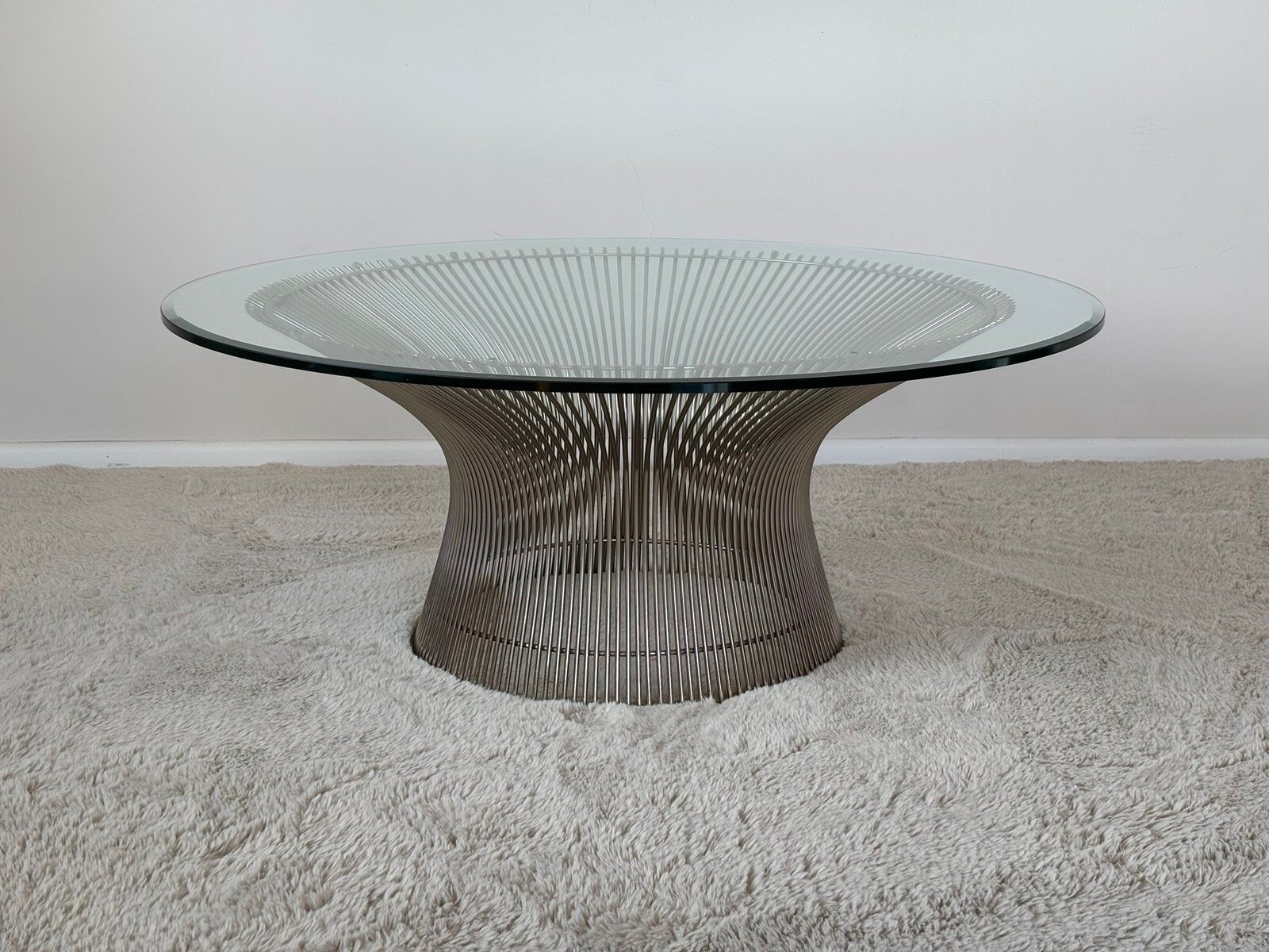 Wire frame coffee table by Warren Platner for Knoll, 1960s