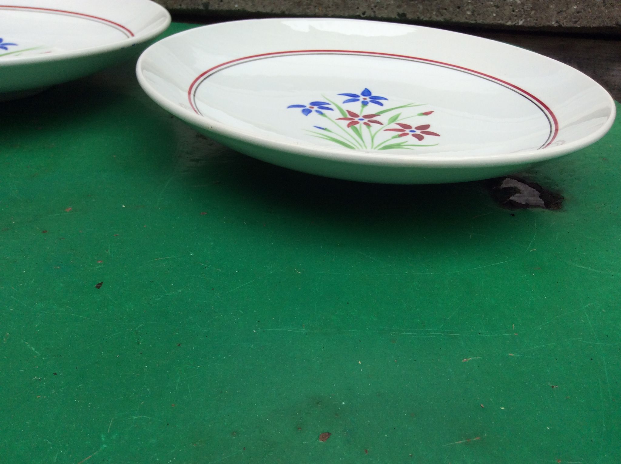 Duo de plats vintage
