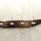 Driftwood wall coat rack