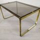 Golden sofa end table