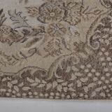 Vintage Wool Oushak Turkish Rug sku 2200