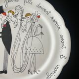 Wedding plate Jacques Charmoz