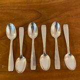6 large vintage silver plated spoons from the 1960s
