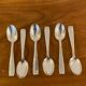 6 large vintage silver plated spoons from the 1960s