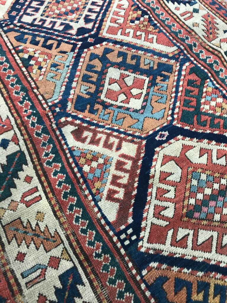 Tapis ancien Kazak 204x280cm