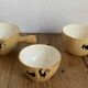 Three ceramic bowls by Grandjean Jourdan from the 1960s.