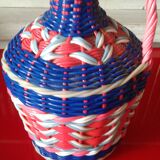 Scoubidou bottle from the 60s