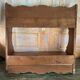 étagère murale en bois sculpté – Esprit rustique et authentique