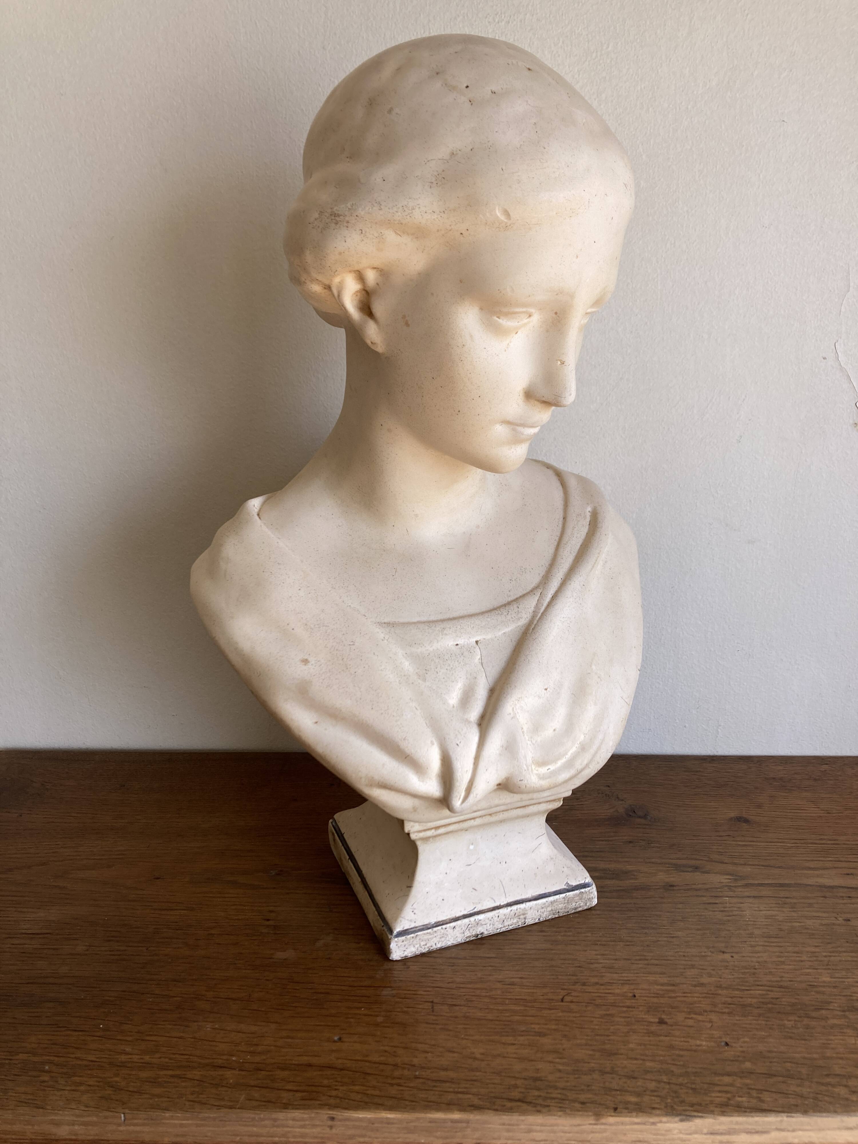 Plaster head known as Wicar, Renaissance Italy 17th century, Louvre Museum
